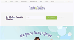 Desktop Screenshot of handsinharmonyinc.com